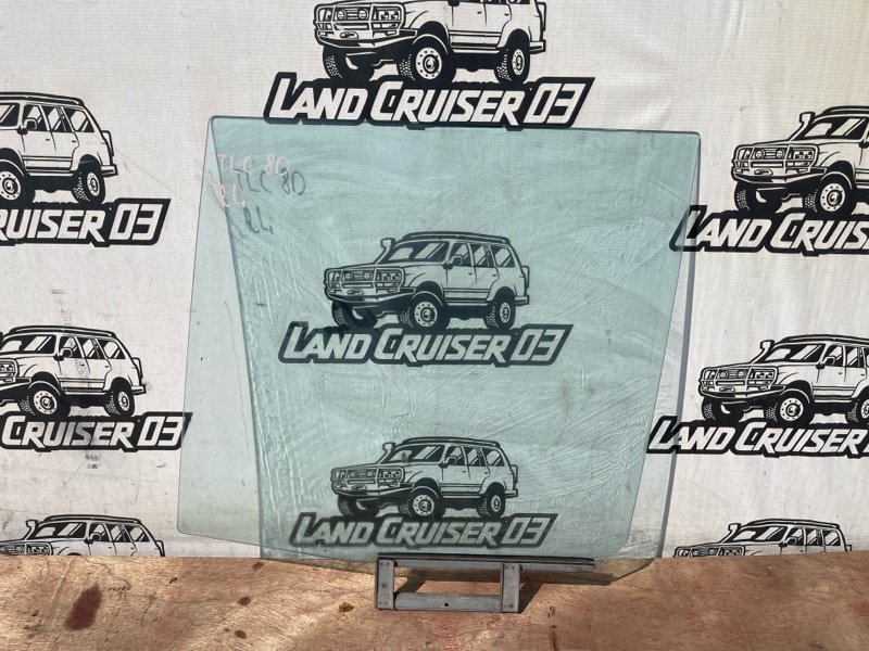 Стекло двери TOYOTA LAND CRUISER HDJ81 1HD-T заднее левое (б/у)