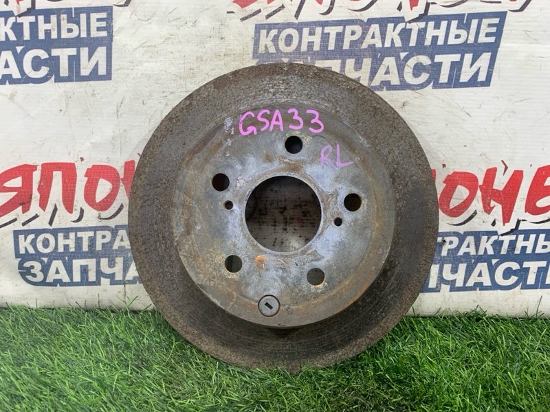 Тормозной диск Toyota Rav4 GSA33 3ZR-FAE задний (б/у)