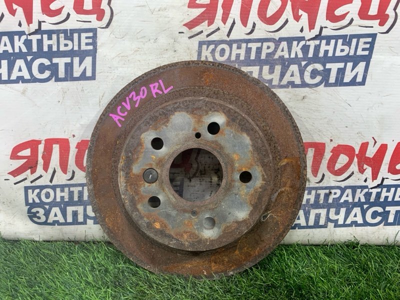 Тормозной диск TOYOTA CAMRY ACV30 2AZ-FE задний (б/у)