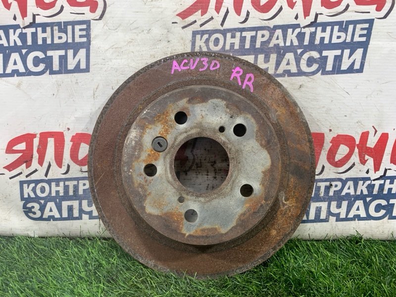 Тормозной диск TOYOTA CAMRY ACV30 2AZ-FE задний (б/у)