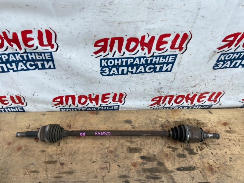 Привод TOYOTA VANGUARD GSA33 2GR-FE задний правый (б/у)