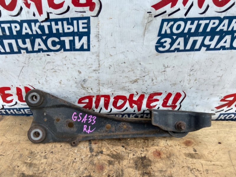 Рычаг продольный TOYOTA VANGUARD GSA33 2GR-FE задний левый (б/у)