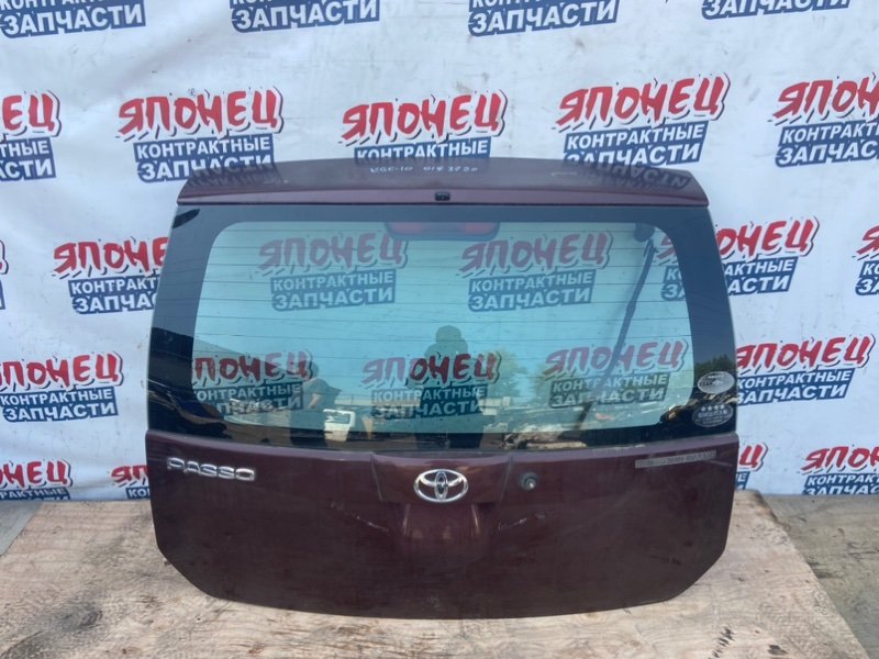 Дверь 5-я TOYOTA PASSO KGC10 1KR-FE (б/у)