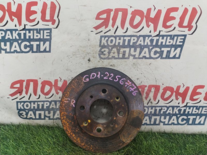 Тормозной диск HONDA FIT GD1 L13A передний (б/у)