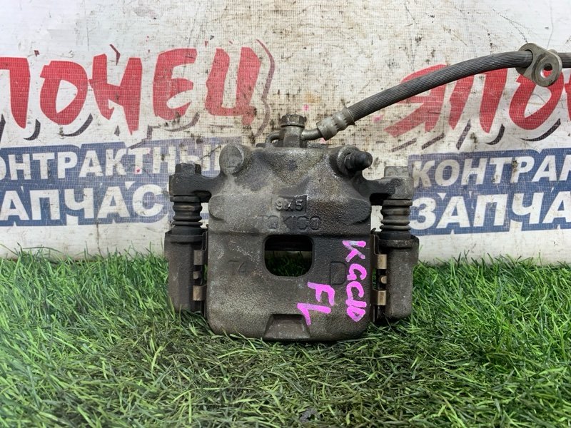 Суппорт TOYOTA PASSO KGC10 1KR-FE передний левый (б/у)