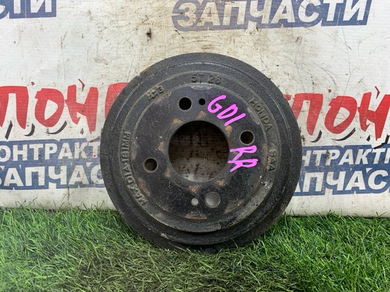 Тормозной барабан HONDA FIT GD1 L13A задний (б/у)