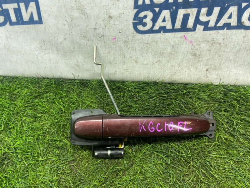 Ручка двери внешняя TOYOTA PASSO KGC10 1KR-FE передняя левая (б/у)