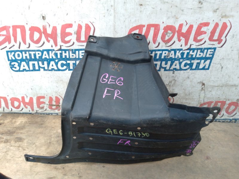 Защита двигателя HONDA FIT GE6 L13A правая (б/у)