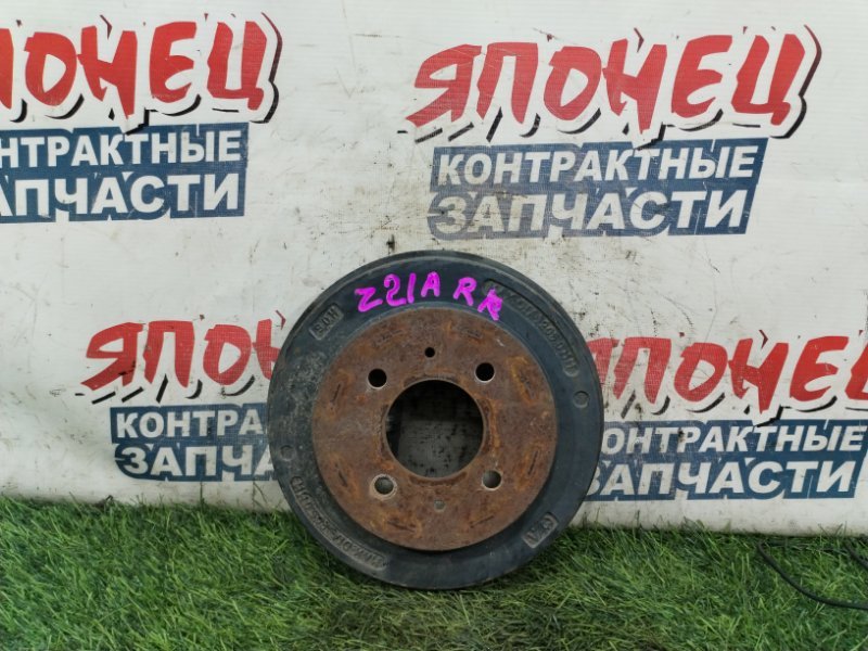 Тормозной барабан MITSUBISHI COLT Z21A 4A90 задний (б/у)