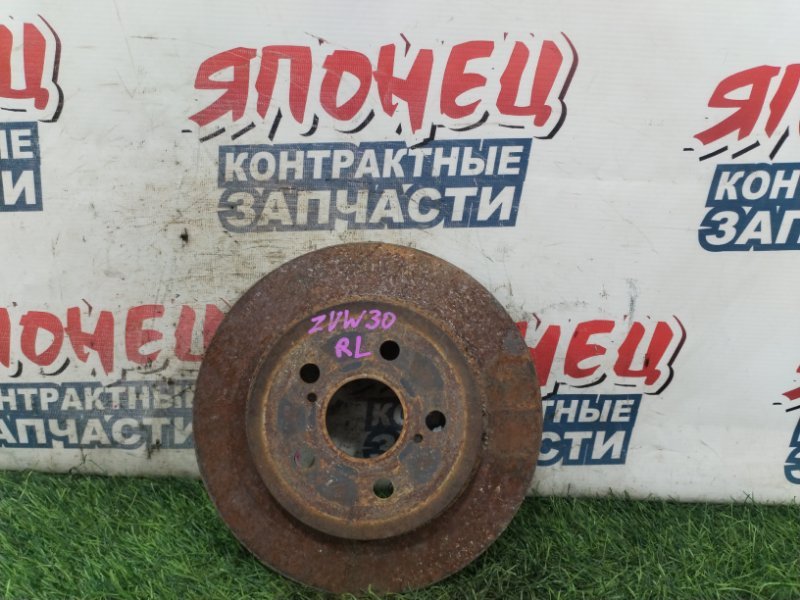 Тормозной диск TOYOTA PRIUS ZVW30 2ZR-FXE задний (б/у)