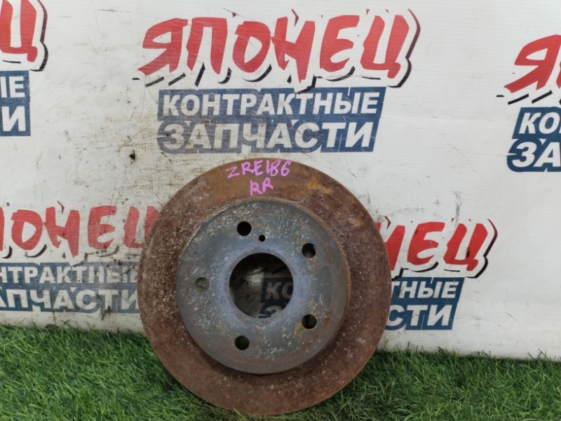 Тормозной диск TOYOTA AURIS ZRE186 2ZR-FAE задний (б/у)