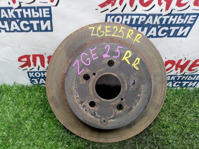 Тормозной диск TOYOTA WISH ZGE25 2ZR-FAE задний (б/у)