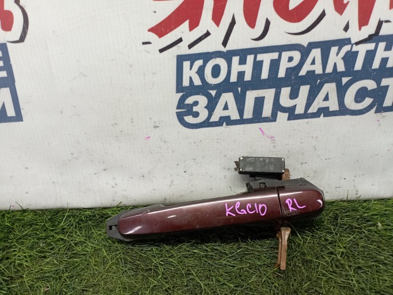 Ручка двери внешняя TOYOTA PASSO KGC10 1KR-FE задняя левая (б/у)