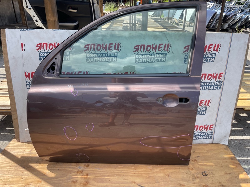 Дверь NISSAN MARCH AK12 CR12DE передняя левая (б/у)