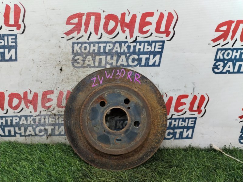 Тормозной диск TOYOTA PRIUS ZVW30 2ZR-FXE задний (б/у)