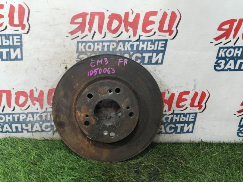 Тормозной диск HONDA ACCORD CM3 K24A передний (б/у)
