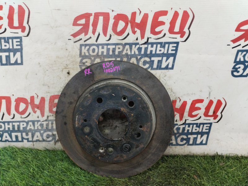 Тормозной диск HONDA CR-V RD5 K20A задний (б/у)