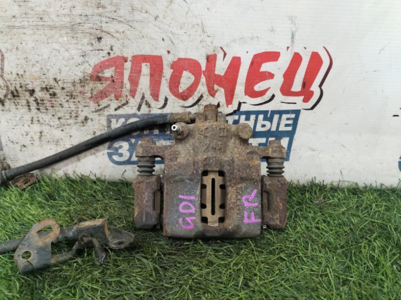Суппорт HONDA FIT GD1 L13A передний правый (б/у)