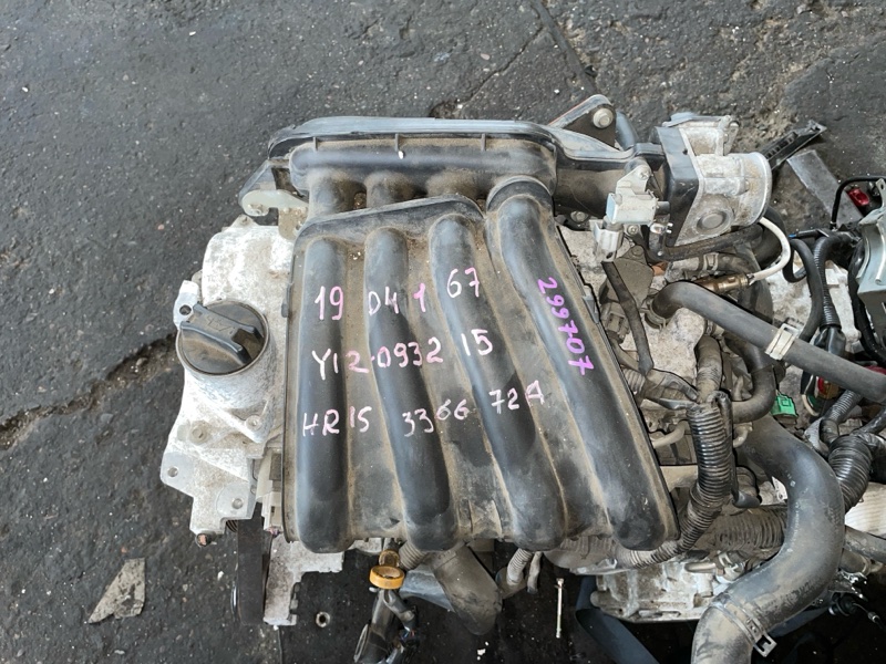 Двигатель NISSAN WINGROAD Y12 HR15DE (б/у)