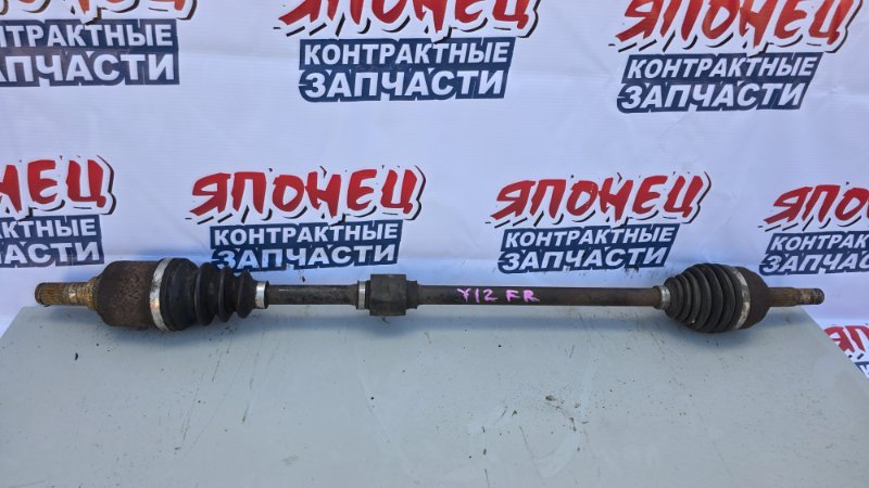 Привод NISSAN WINGROAD Y12 HR15DE 2008 передний правый (б/у)