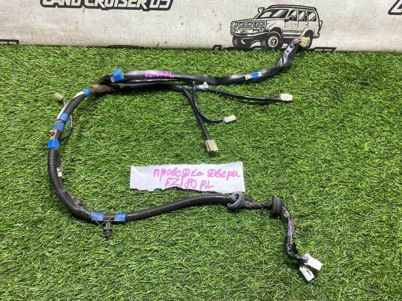 Проводка двери TOYOTA LAND CRUISER FZJ80 1FZ-FE задняя левая (б/у)