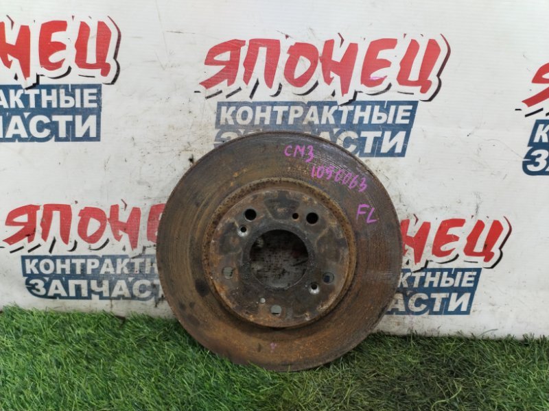Тормозной диск HONDA ACCORD CM3 K24A передний (б/у)