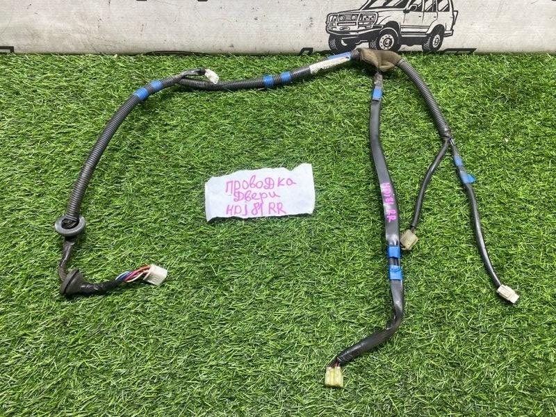 Проводка двери TOYOTA LAND CRUISER HDJ81 1HD-T задняя правая (б/у)