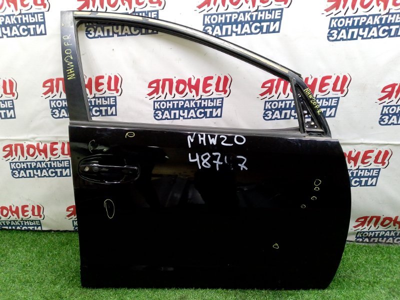 Дверь TOYOTA PRIUS NHW20 1NZ-FXE 2004 передняя правая (б/у)