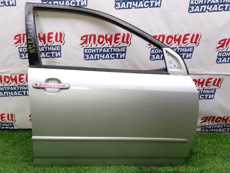 Дверь TOYOTA COROLLA FIELDER NZE124 1NZ-FE 2002 передняя правая (б/у)