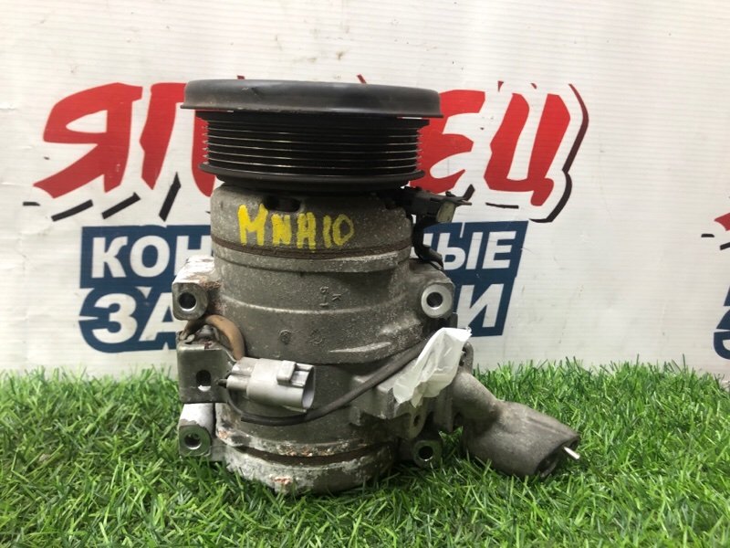 Компрессор кондиционера TOYOTA ALPHARD MNH10 1MZ-FE 2004 (б/у)
