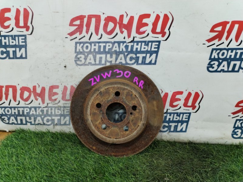 Тормозной диск TOYOTA PRIUS ZVW30 2ZR-FXE задний (б/у)