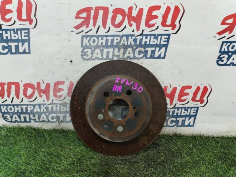 Тормозной диск TOYOTA PRIUS ZVW30 2ZR-FXE задний (б/у)