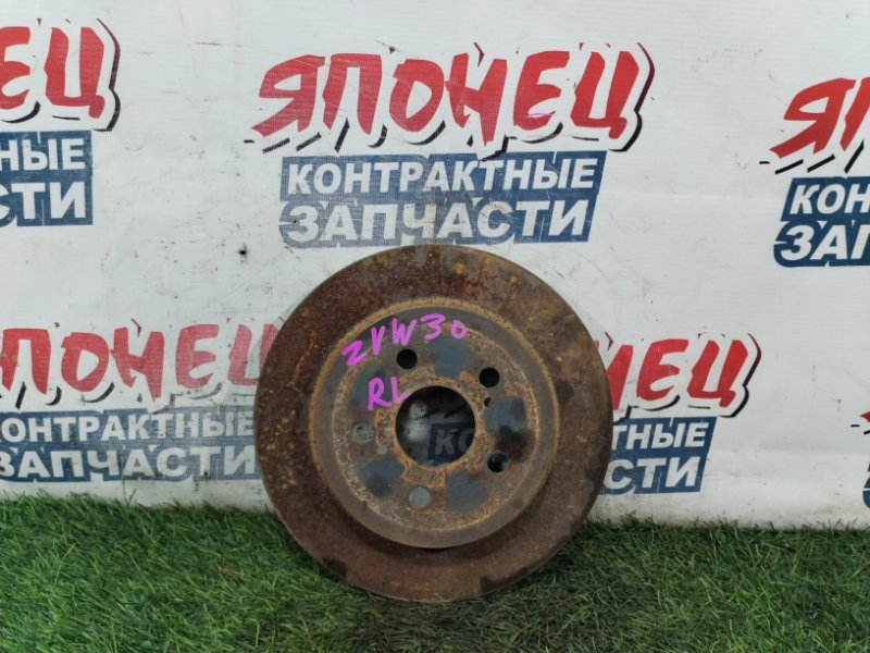 Тормозной диск TOYOTA PRIUS ZVW30 2ZR-FXE задний (б/у)