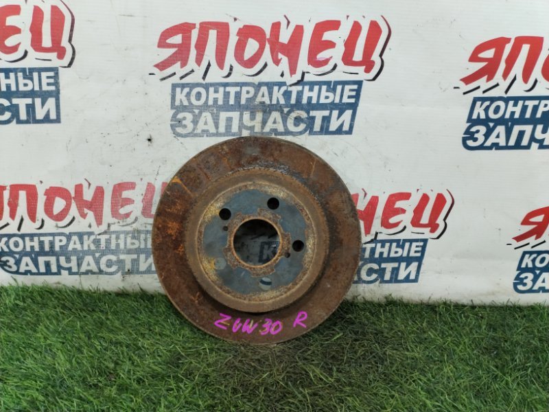 Тормозной диск TOYOTA PRIUS ZVW30 2ZR-FXE задний (б/у)