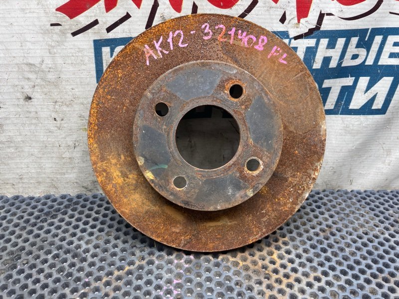 Тормозной диск NISSAN MARCH AK12 CR12DE передний (б/у)