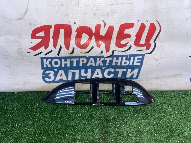 Накладка блока управления стеклоподъемниками TOYOTA VITZ SCP10 1SZ-FE передняя правая (б/у)