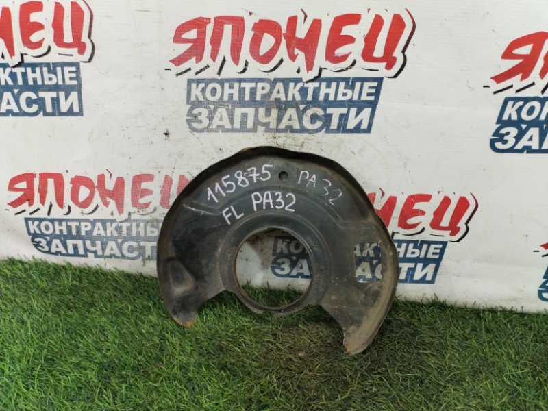 Щиток тормозного диска NISSAN CEFIRO PA32 VQ25DE передний (б/у)