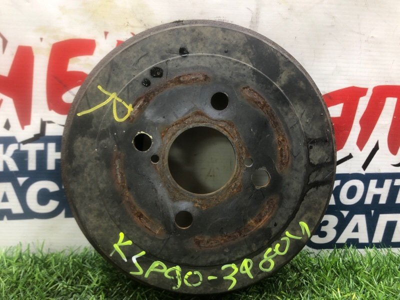 Тормозной барабан TOYOTA VITZ KSP90 1KR-FE 2009 задний (б/у)