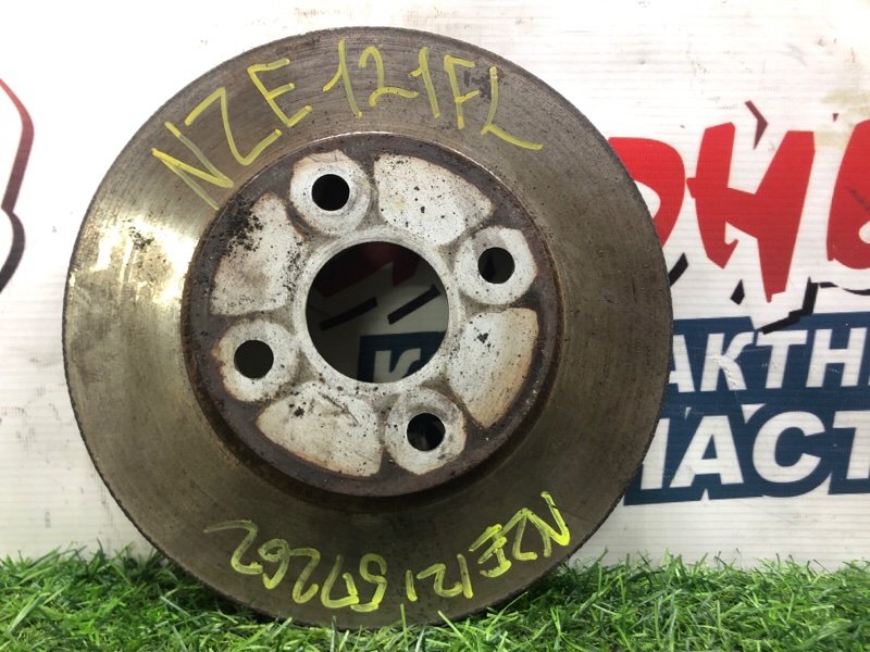 Тормозной диск TOYOTA COROLLA  SPACIO NZE121 1NZ-FE 2001 передний (б/у)