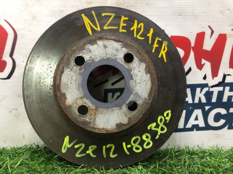 Тормозной диск TOYOTA COROLLA SPACIO NZE121 1NZ-FE 2001 передний (б/у)