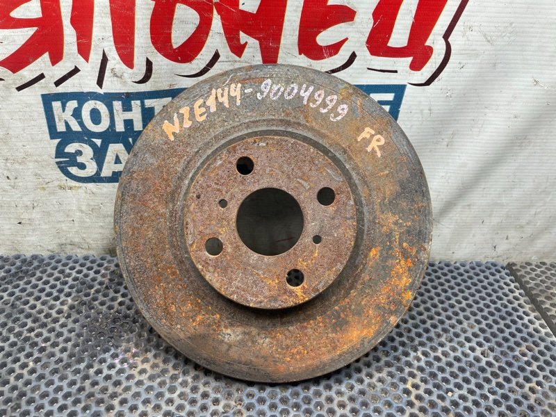 Тормозной диск TOYOTA COROLLA FIELDER NZE144 1NZ-FE передний (б/у)