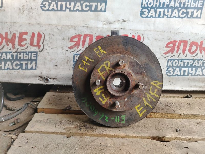 Ступица NISSAN NOTE E11 HR15DE передняя правая (б/у)