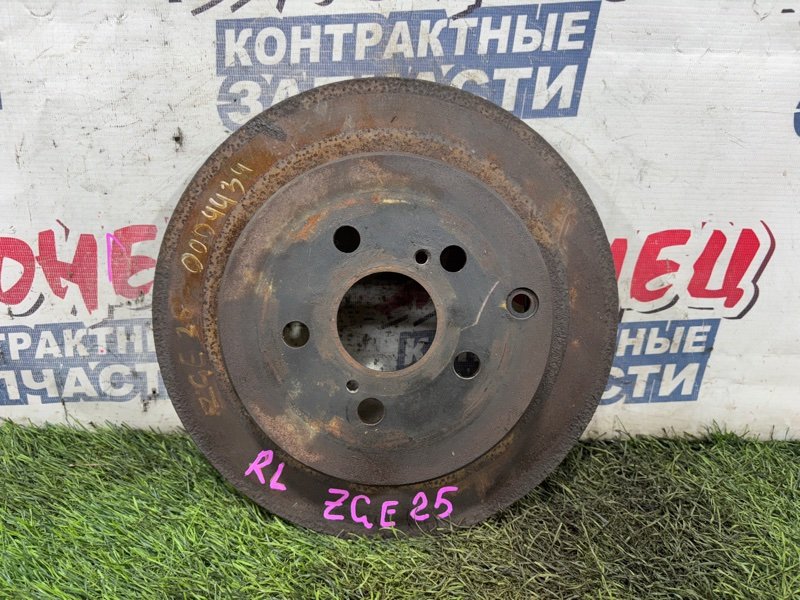 Тормозной диск TOYOTA WISH ZGE25 2ZR-FAE задний (б/у)