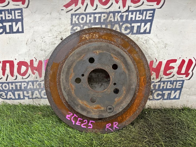 Тормозной диск TOYOTA WISH ZGE25 2ZR-FAE задний (б/у)