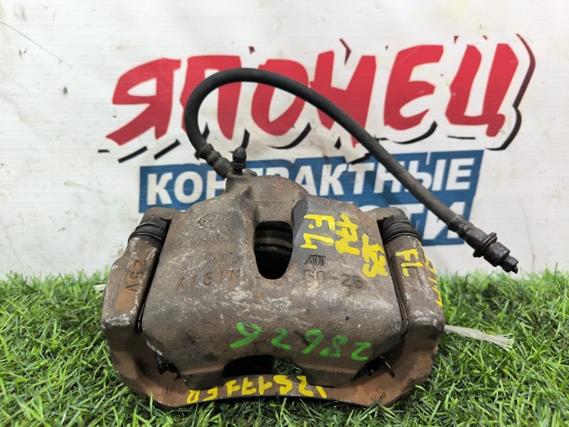 Суппорт TOYOTA CROWN JZS171 1JZ-GE 2000 передний левый (б/у) Суппорт TOYOTA CROWN JZS171 1JZ-GE 2000 передний левый (б/у)