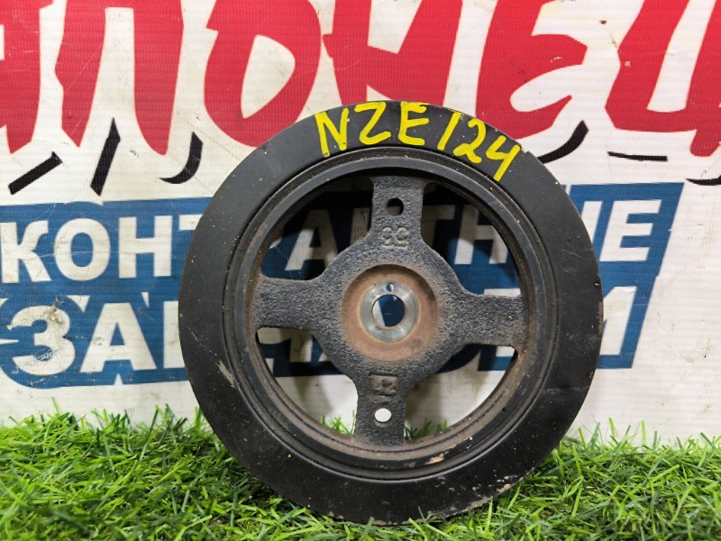 Шкив коленвала TOYOTA COROLLA FIELDER NZE124 1NZ-FE 2002 (б/у)