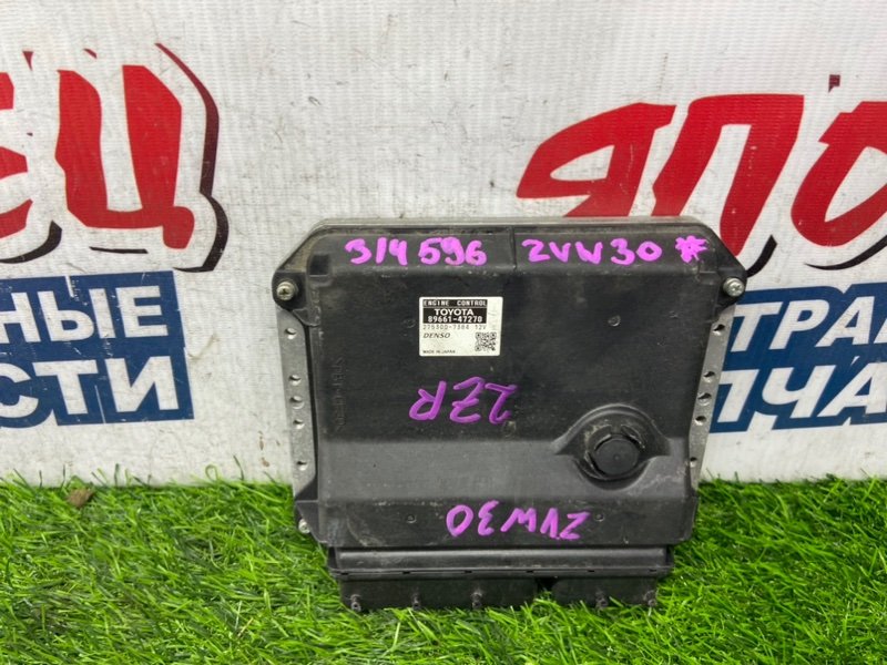 Блок управления EFI TOYOTA PRIUS ZVW30 2ZR-FXE (б/у)
