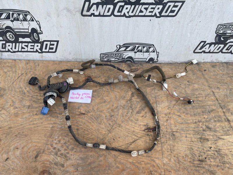 Проводка двери TOYOTA LAND CRUISER HDJ101 1HD-FTE задняя левая (б/у)