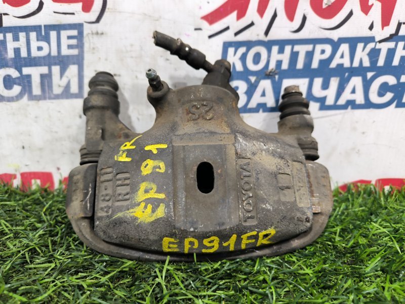 Суппорт TOYOTA STARLET EP91 4E-FE передний правый (б/у)