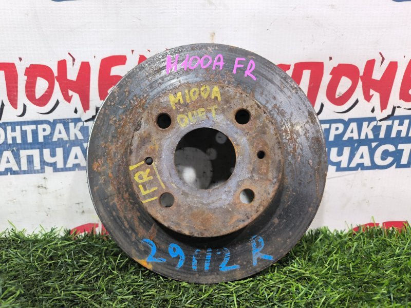 Тормозной диск TOYOTA DUET M100A EJ-DE передний (б/у)